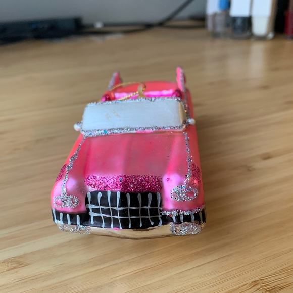 Pink Cadillac Christmas Tree Ornament (Bronners) - Picture 3 of 14
